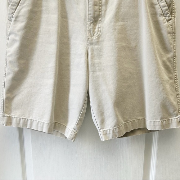 Old Navy Men's Shorts Flat Front Cotton Chino Loose Fit Beige Size 33 - Picture 5 of 14